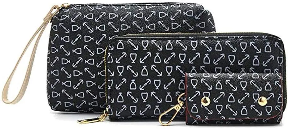 Women Handbag Set 6 Pcs PU Leather Tote Purse Set Multi-purpose Classic Shoulder Bag