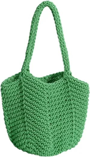 Women Tote Bags Korean Style Underarm Bag Summer Casual Simple Soft Solid Color Elegant Portable Bag