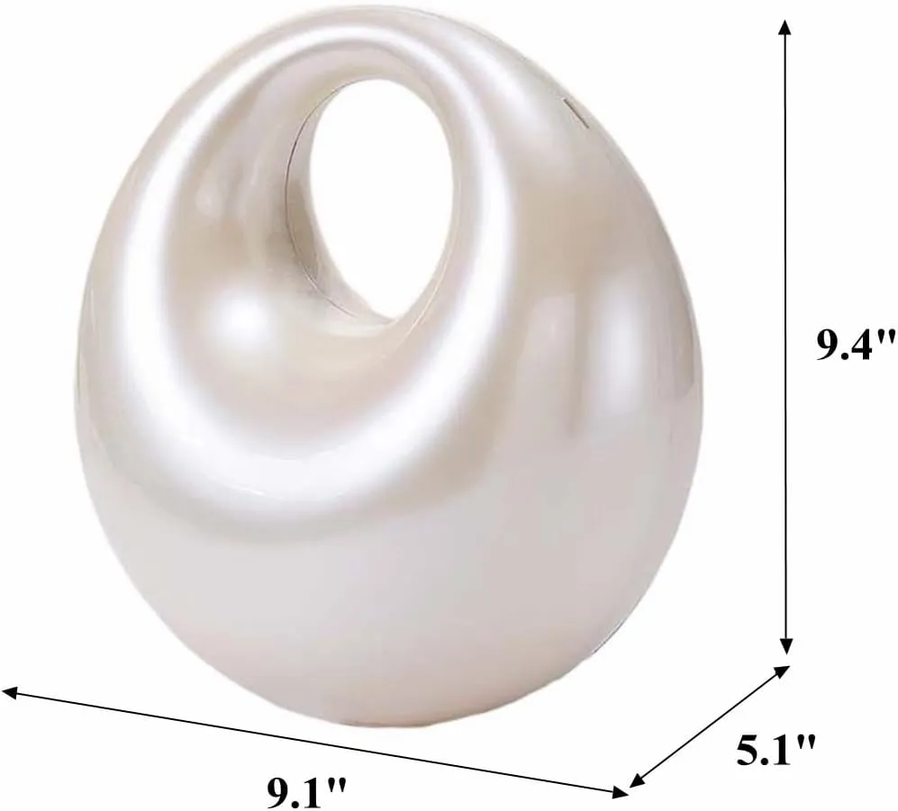 Women Unique Acrylic Evening Bag Round Small Clutch Purse Cute Handbag Moon Hobo Bag for Wedding Cocktail Party