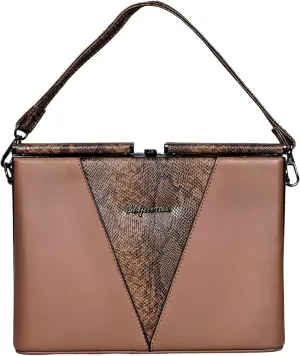 Women Vegan Leather handbags, Fashion Snake Printed crossbody Bags, Clutch Bags