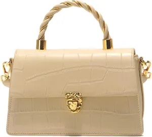 Women's Crocodile Pattern Handbag Purse PU Leather Classic Top Handle Satchel Bag Flap Shoulder Bag Outdoor Crossbody