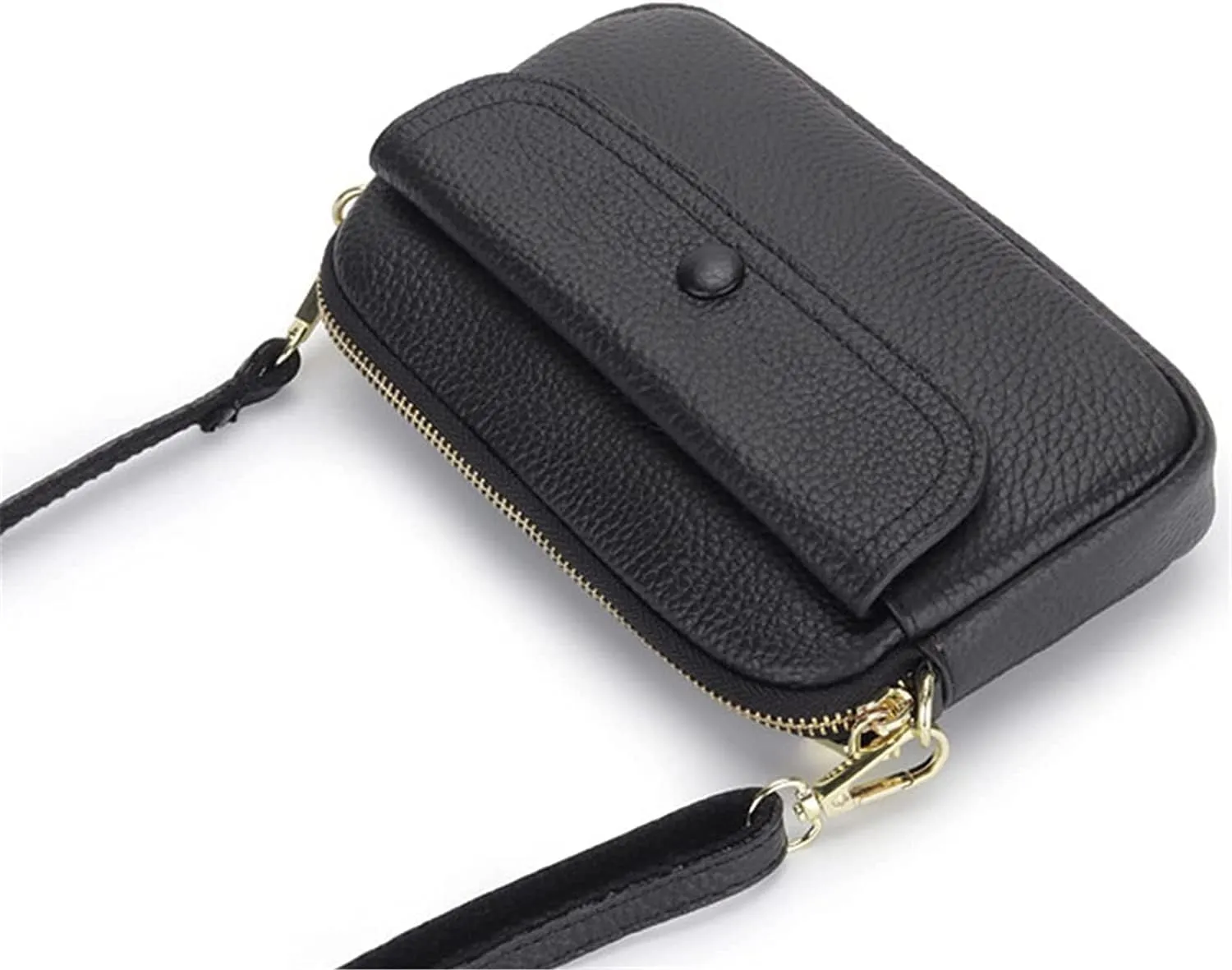 Women's Crossbody Bags with Shoulder Strap and Wrist Strap Women's Zipper Crossbody Bags
