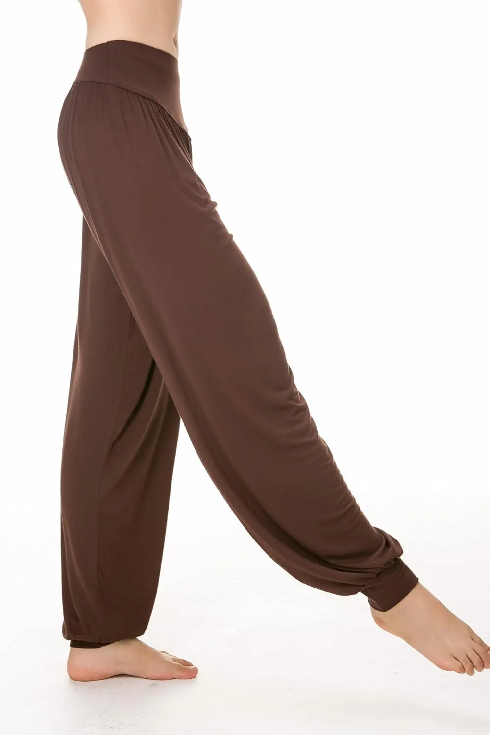 Women's Elastic Soft Modal Yoga Sports Pants Dance Harem Pants