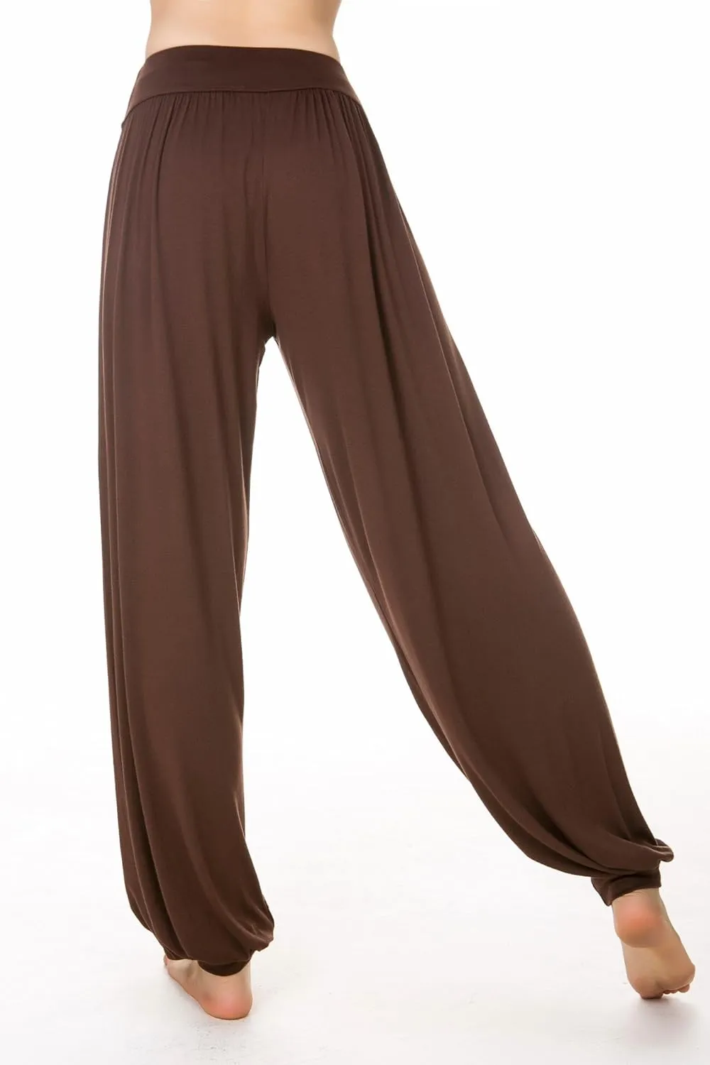 Women's Elastic Soft Modal Yoga Sports Pants Dance Harem Pants