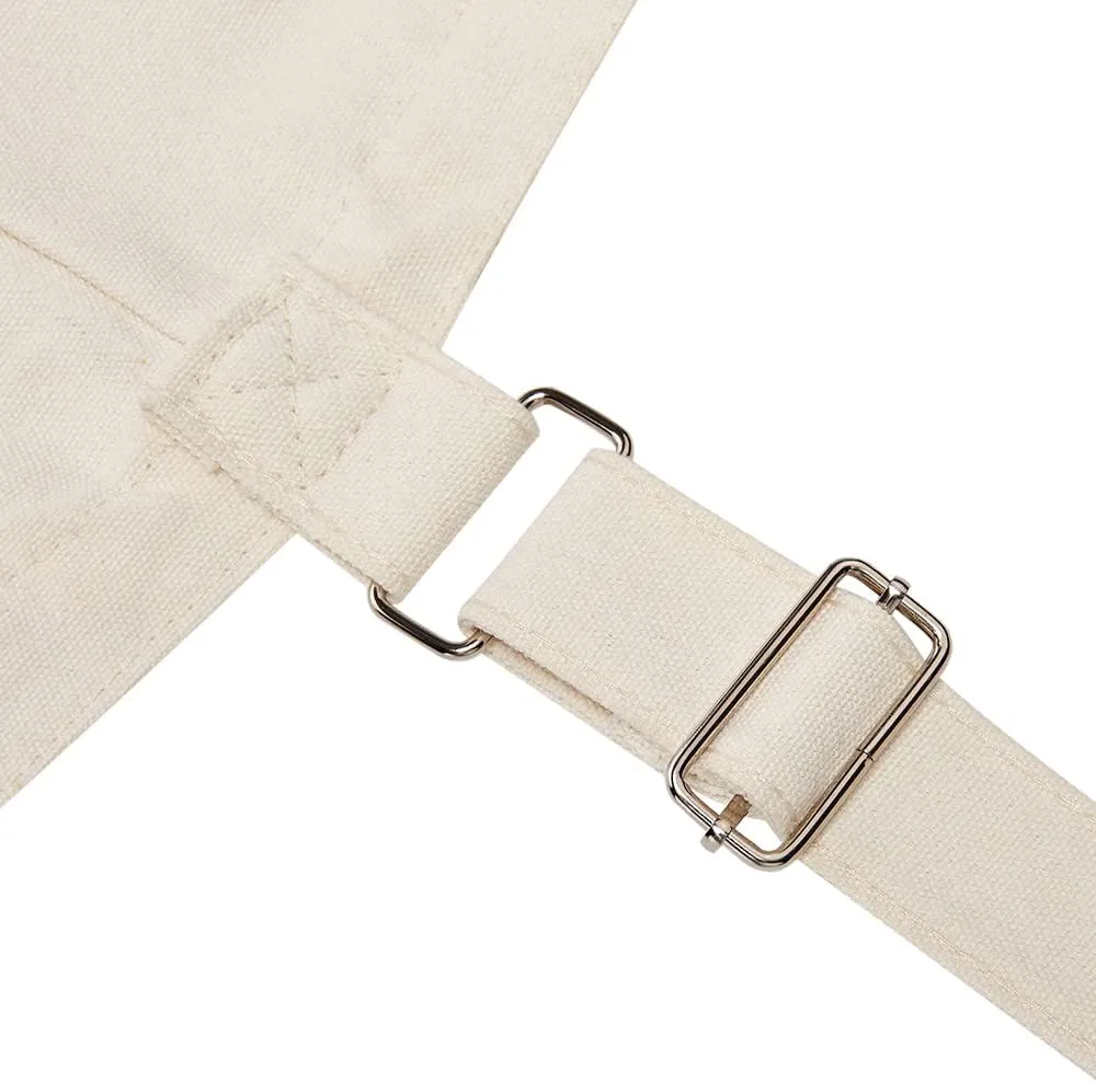 Women's Large Canvas Crossbody Tote Handbag - Blank Design for Customization