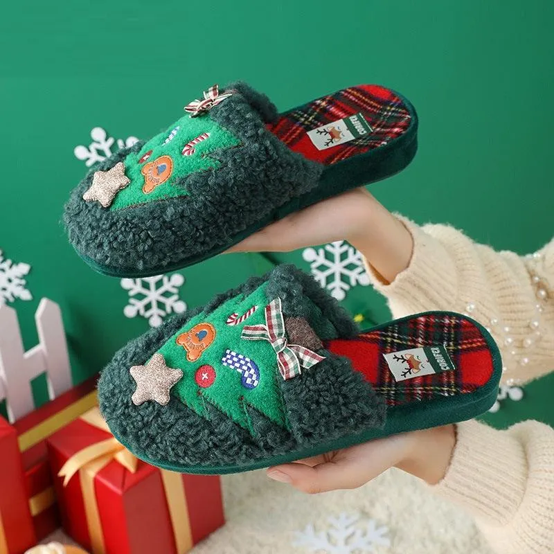 Women's New Cotton Slippers In Home