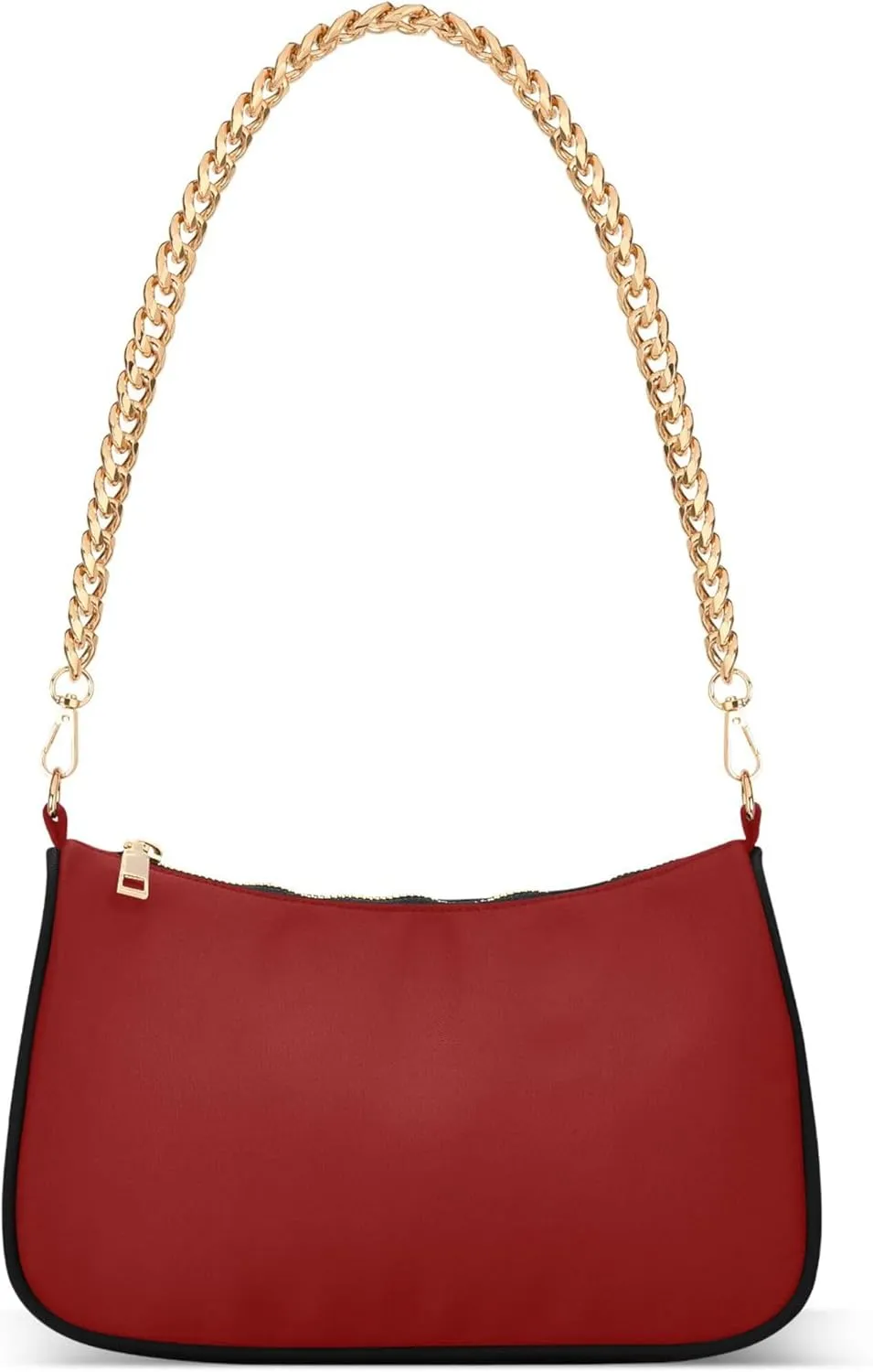 Women's Shoulder Handbags Maroon Hobo Bags Crescent Shoulder Bags for Women