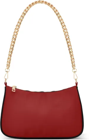 Women's Shoulder Handbags Maroon Hobo Bags Crescent Shoulder Bags for Women