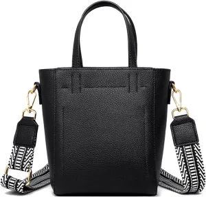 Women's Small Top Handle Satchel Bag Genuine Leather Classic Shoulder Bag Square Crossbody Stitching Handbag Pursebag632OWOISS
