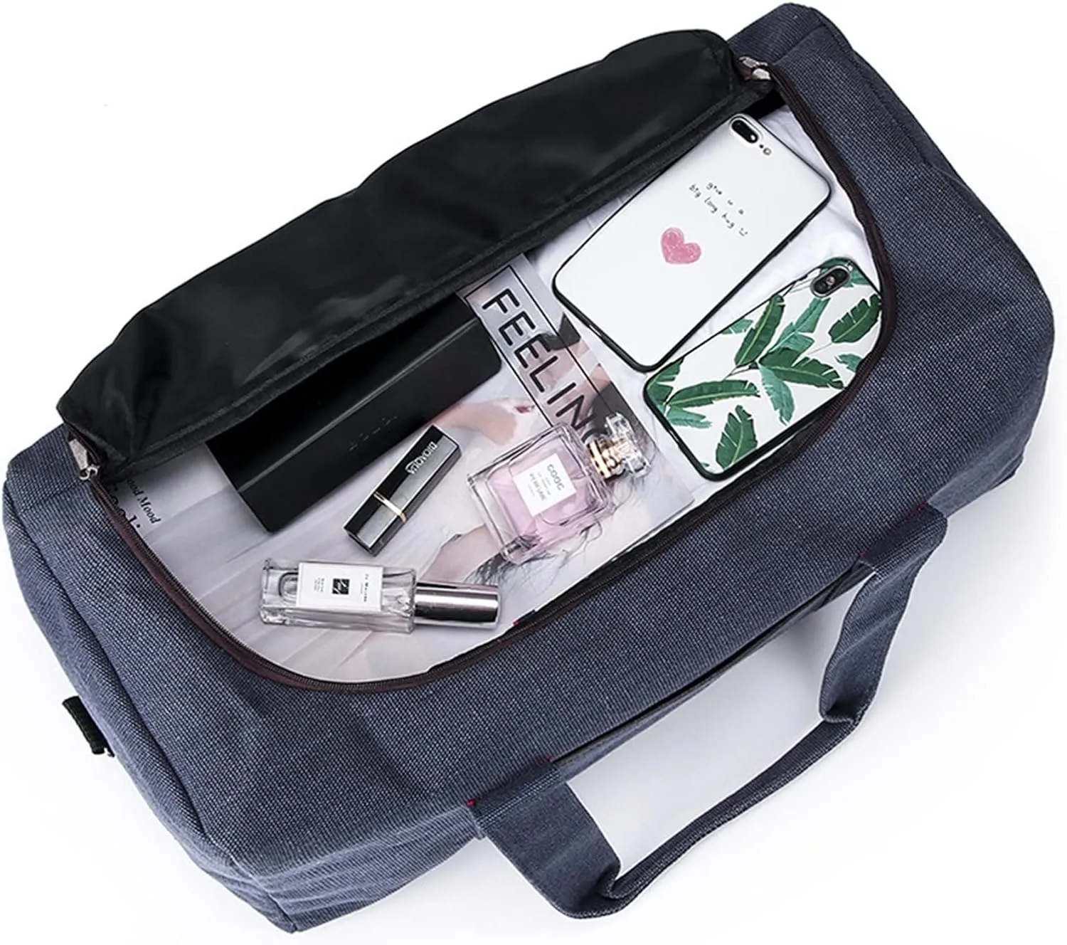 Women's sports bags men's canvas bags large capacity storage bag handbags