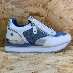 Xti Womens Fashion Trainers - Blue Jeans