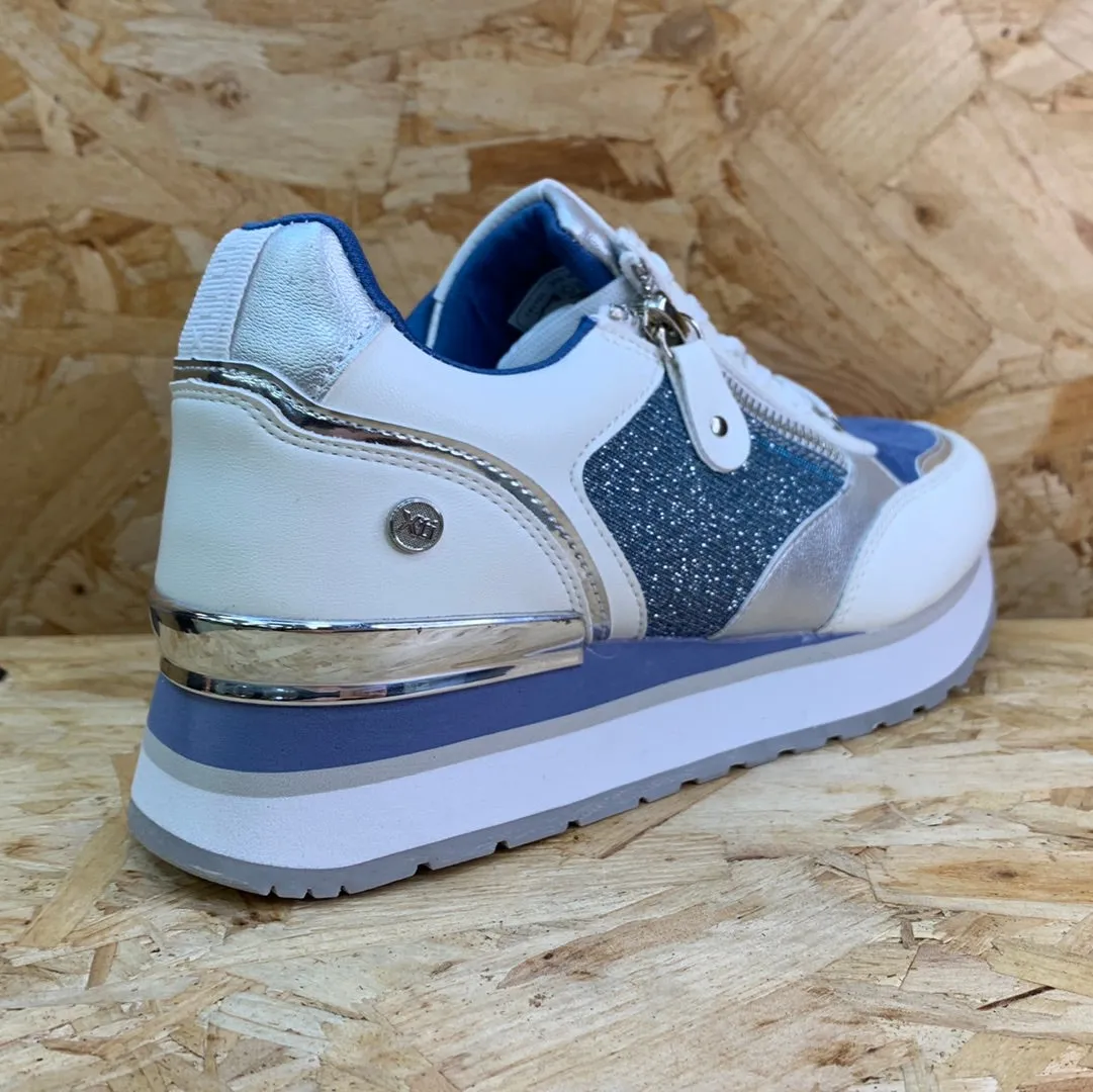 Xti Womens Fashion Trainers - Blue Jeans