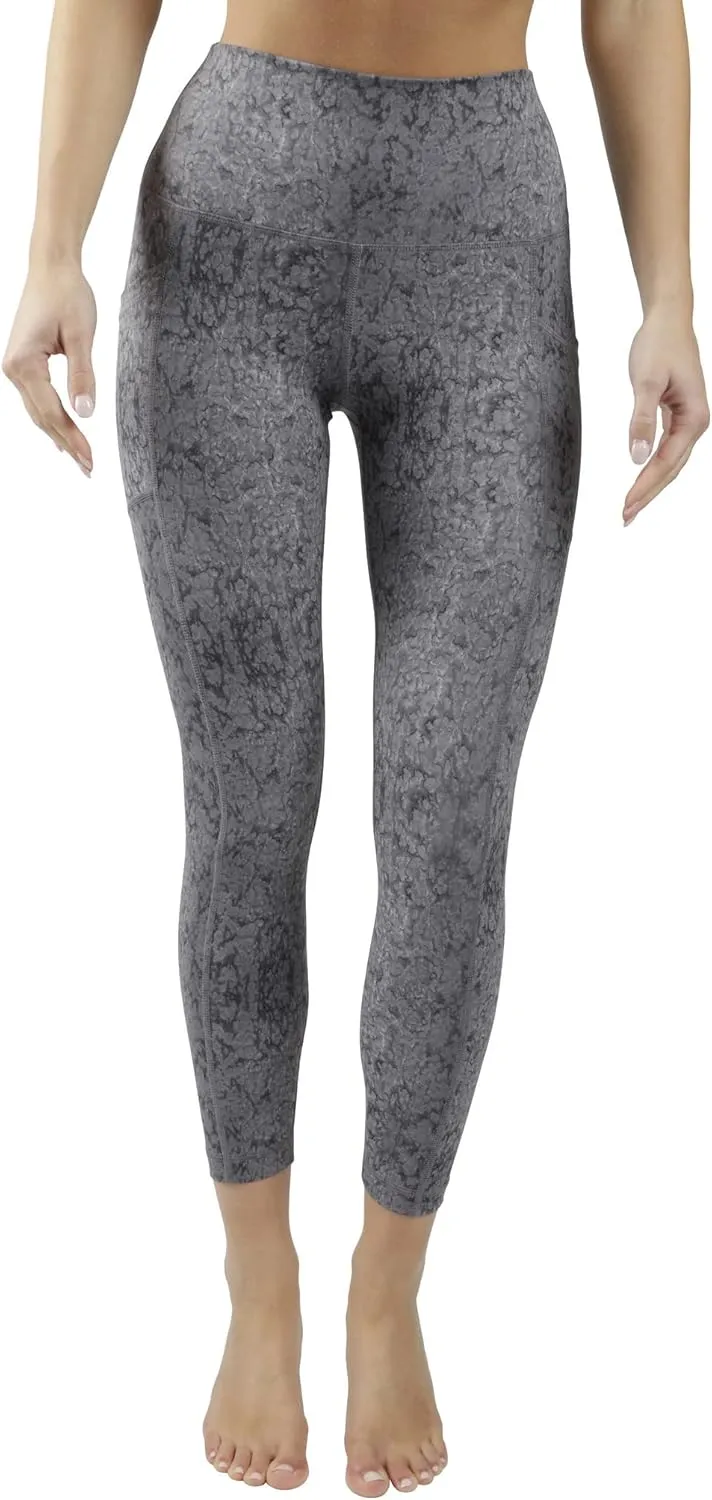 Yogalicious High Waist Squat Proof Soft Printed Leggings for Women