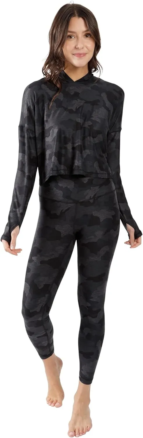 Yogalicious High Waist Squat Proof Soft Printed Leggings for Women