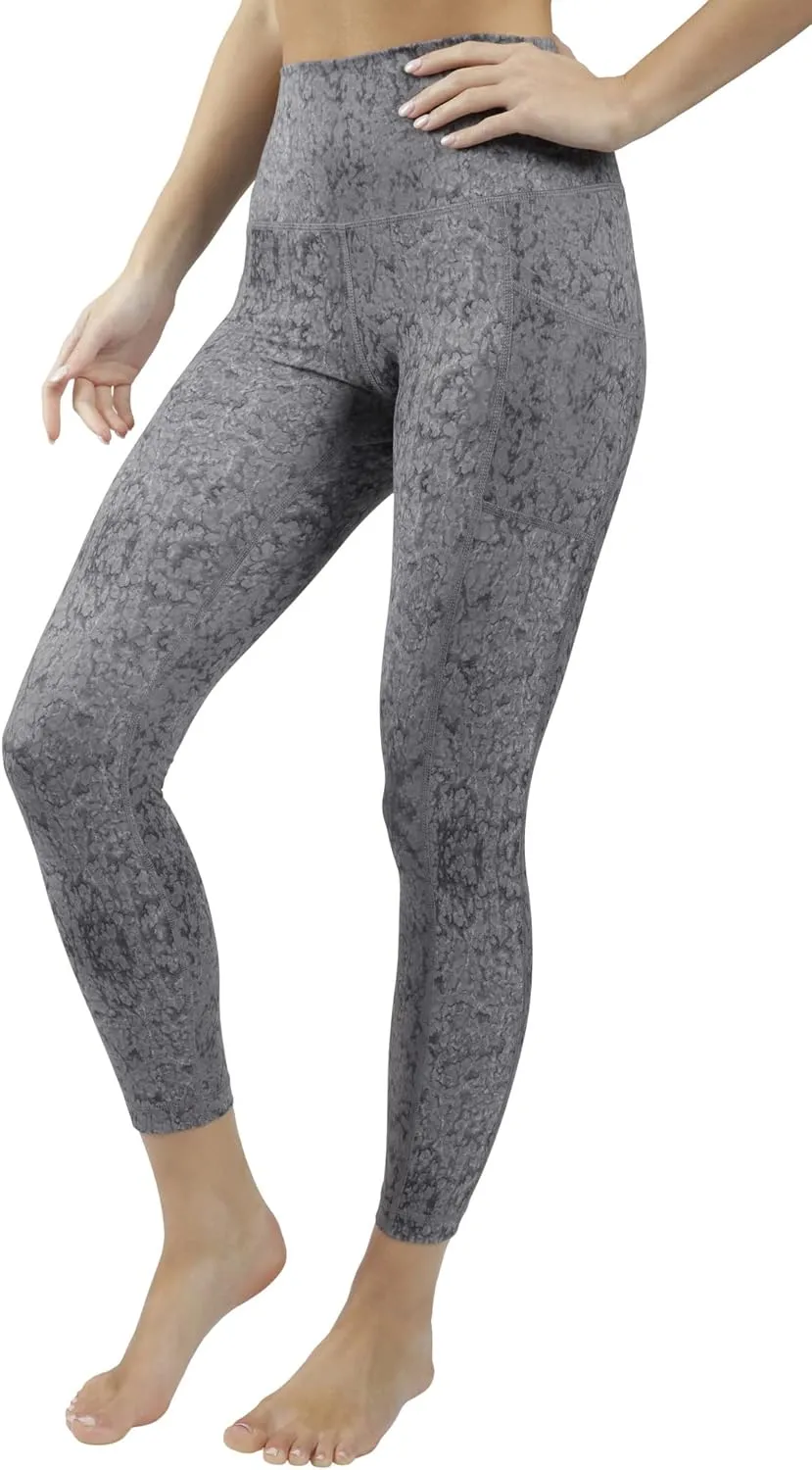 Yogalicious High Waist Squat Proof Soft Printed Leggings for Women