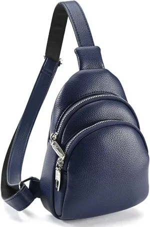 YUAKOU Fashion Small Sling Bag For Women Leather Crossbody Fanny Packs Chest Bag For Woman Girl
